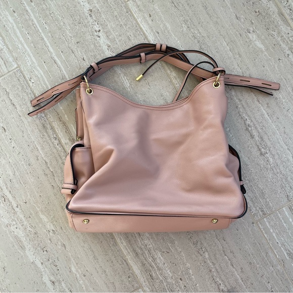 Tignanello Blush Leather Shoulder Bag - Picture 1 of 10